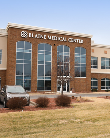 North Memorial Health Blaine Urgency Center main entrance