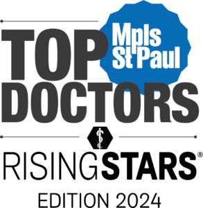 Mpls St Paul Top Doctors Rising Stars 2024 logo