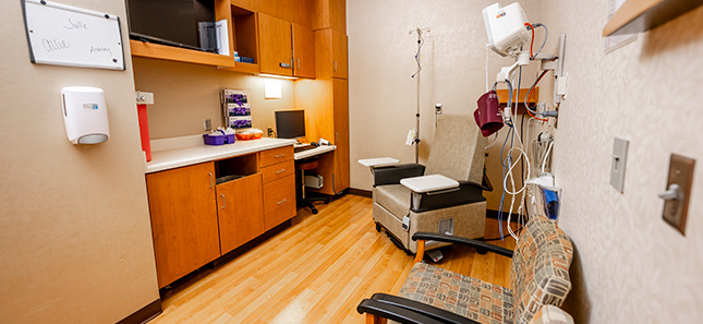 Cancer Center Patient Room