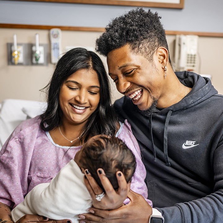 Family Photo with Newborn